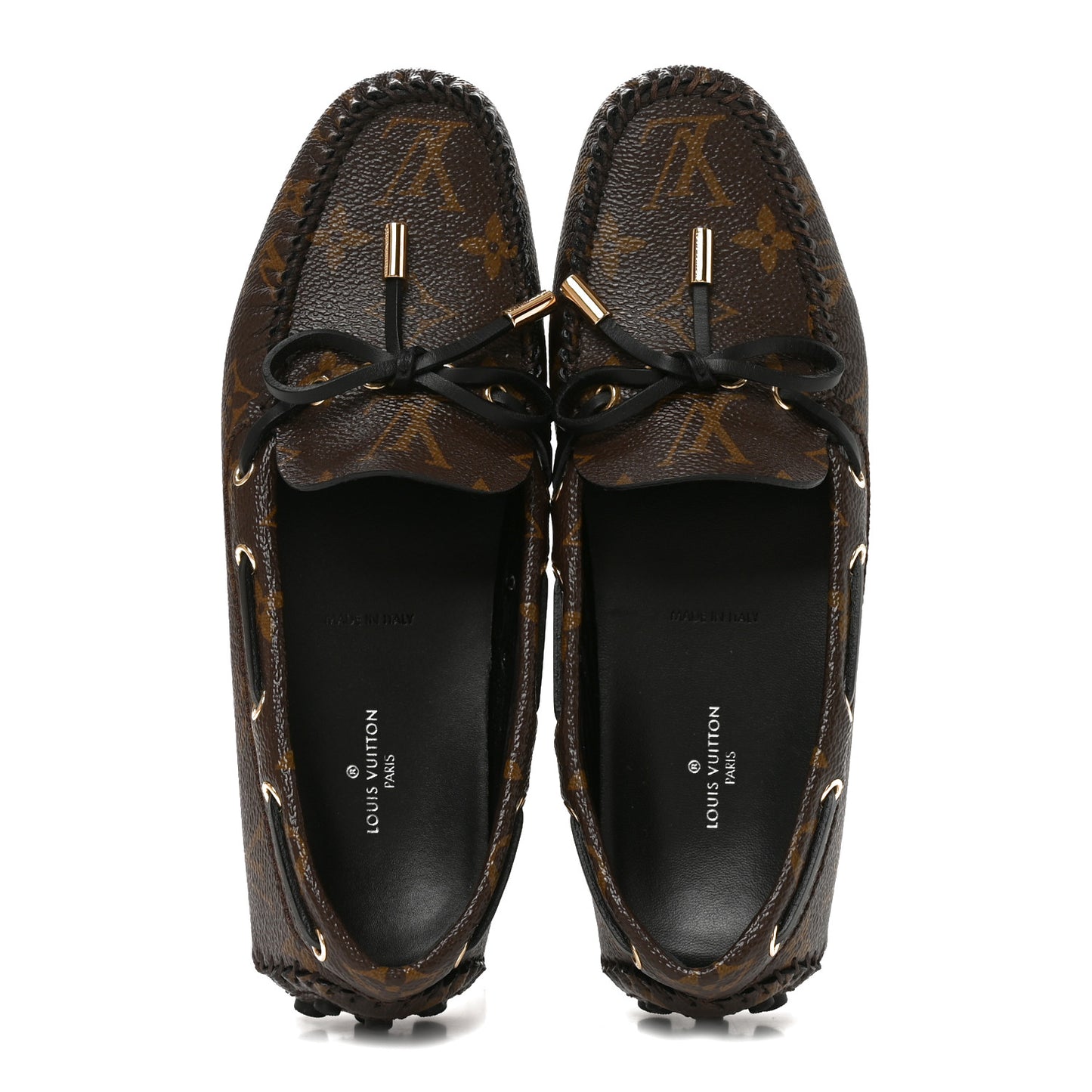 Patent Reverse Monogram Gloria Loafers 35.5