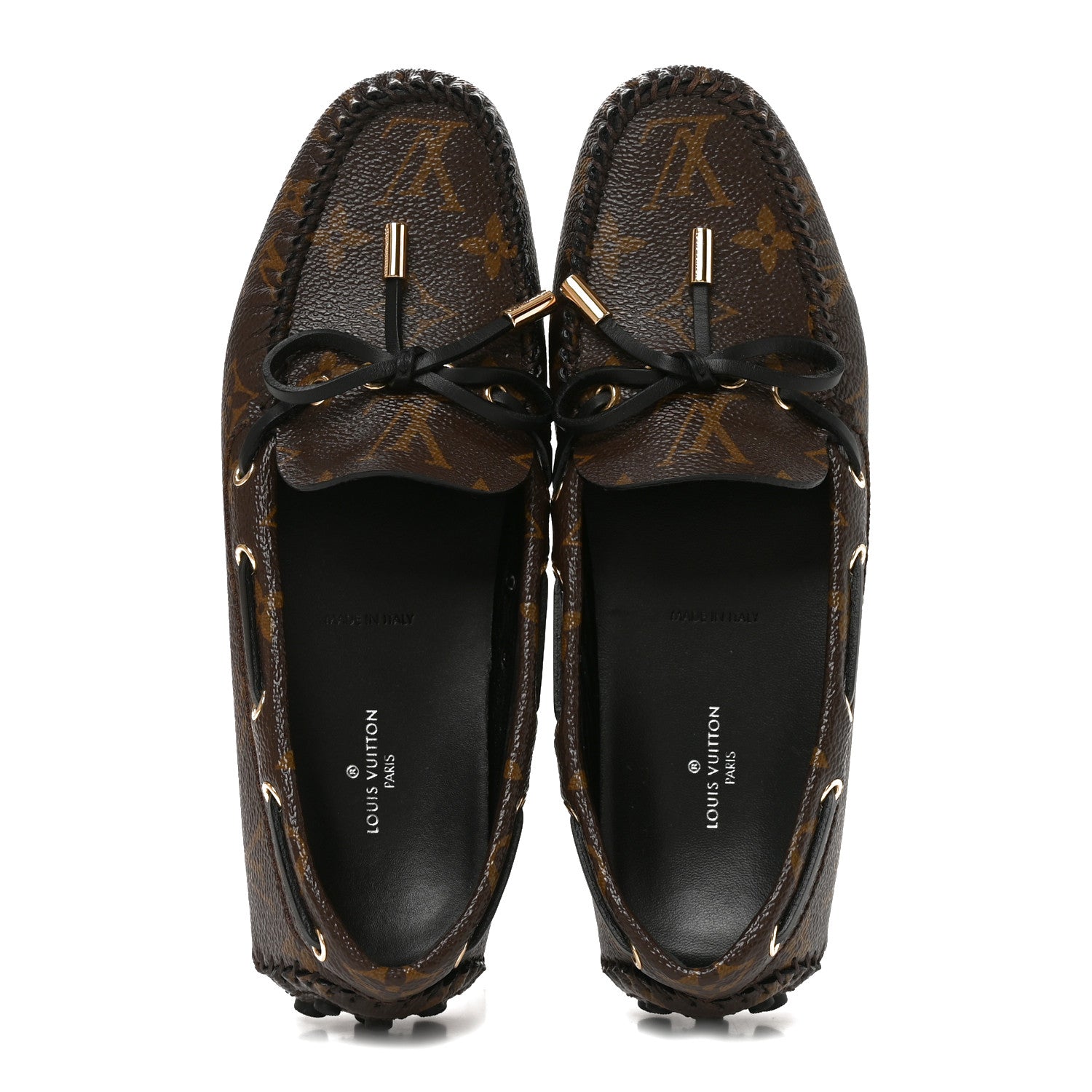 Louis Vuitton Patent Reverse Monogram Gloria Loafers 35.5 2 of 8