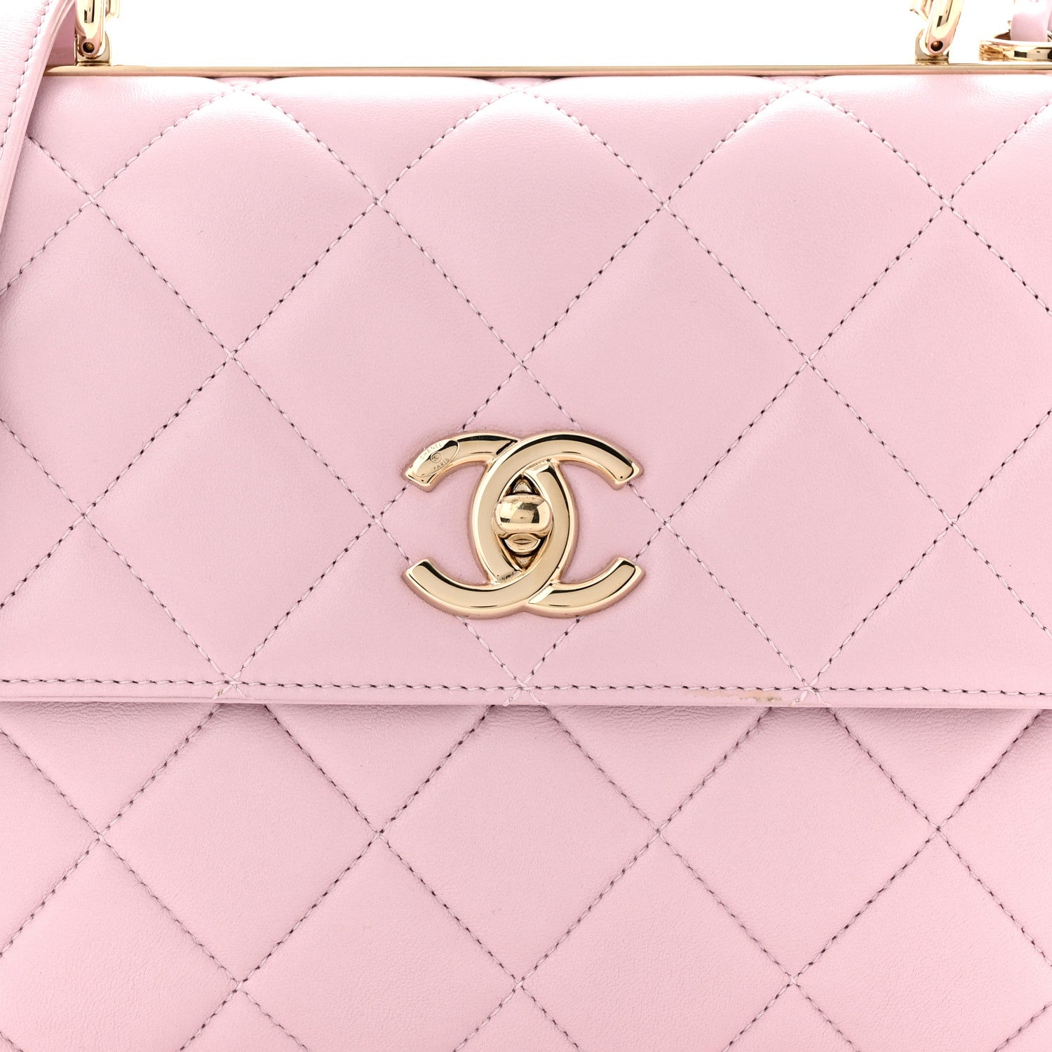 Chanel Lambskin Quilted Small Trendy CC Flap Dual Handle Bag Light Pink 8 of 11