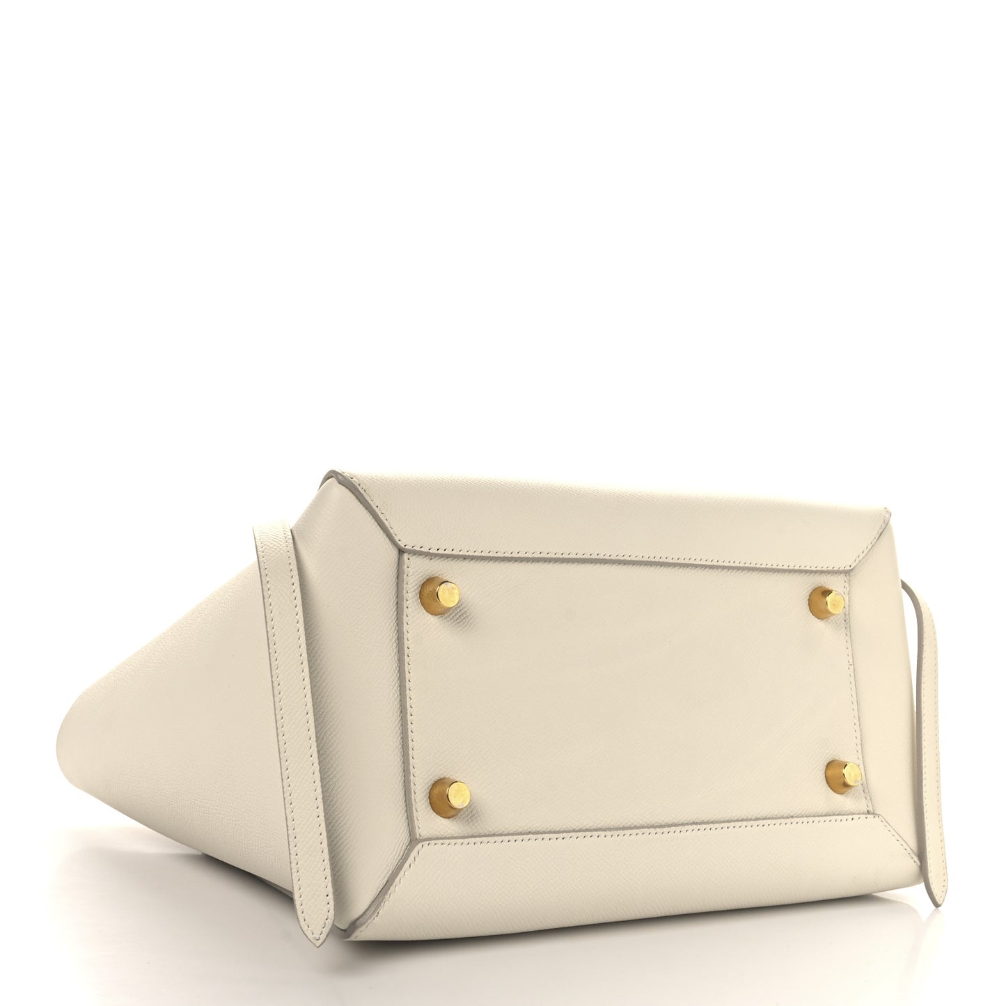 Grained Calfskin Mini Belt Bag White