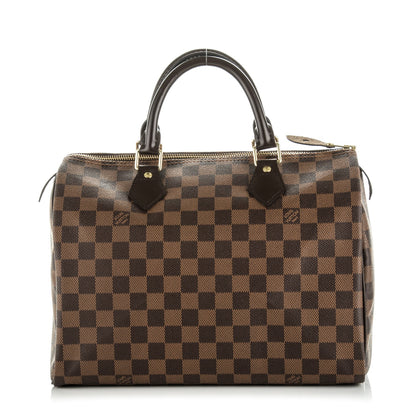 Louis Vuitton Damier Ebene Speedy 30 1 of 7