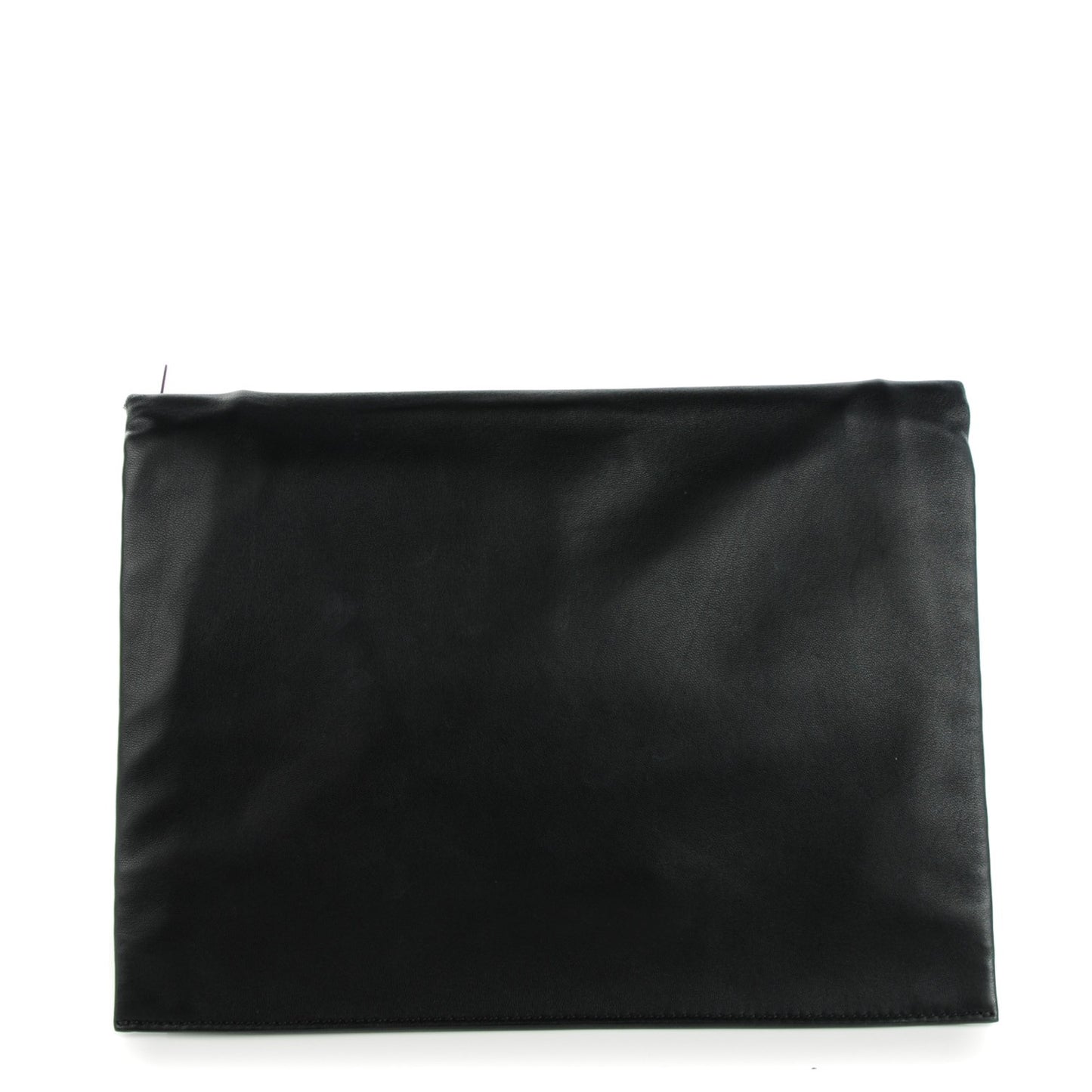 Lambskin Roll Clutch Black