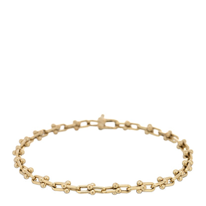 Tiffany 18K Yellow Gold Micro HardWear Link Bracelet 1 of 3