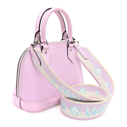 Louis Vuitton Epi Jacquard Alma BB Light Pink 3 of 9