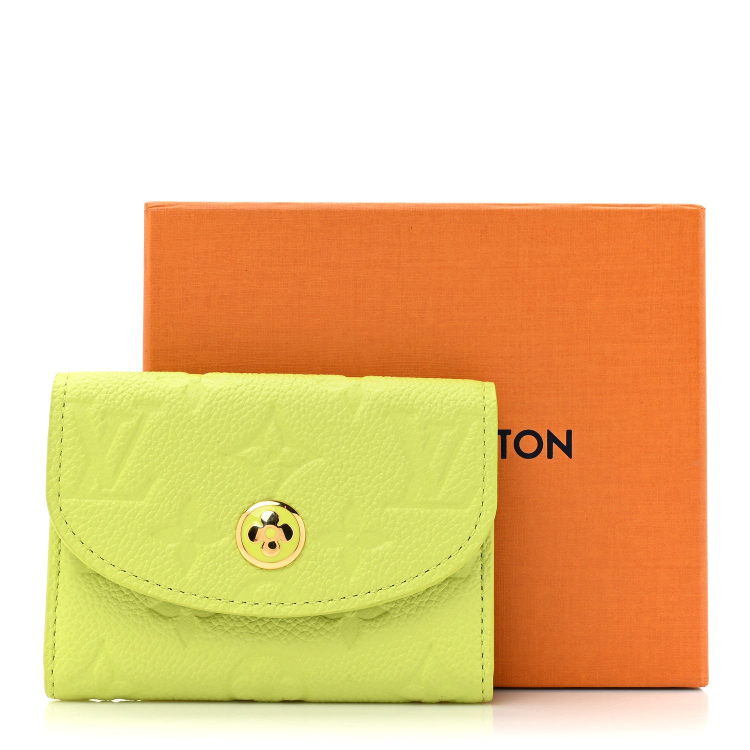 Louis Vuitton Empreinte Rosalie Coin Purse Zesty Lime 7 of 7