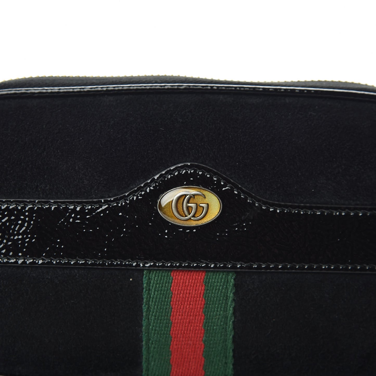 Suede Patent Ophidia Belted iPhone Case 85 34 Black