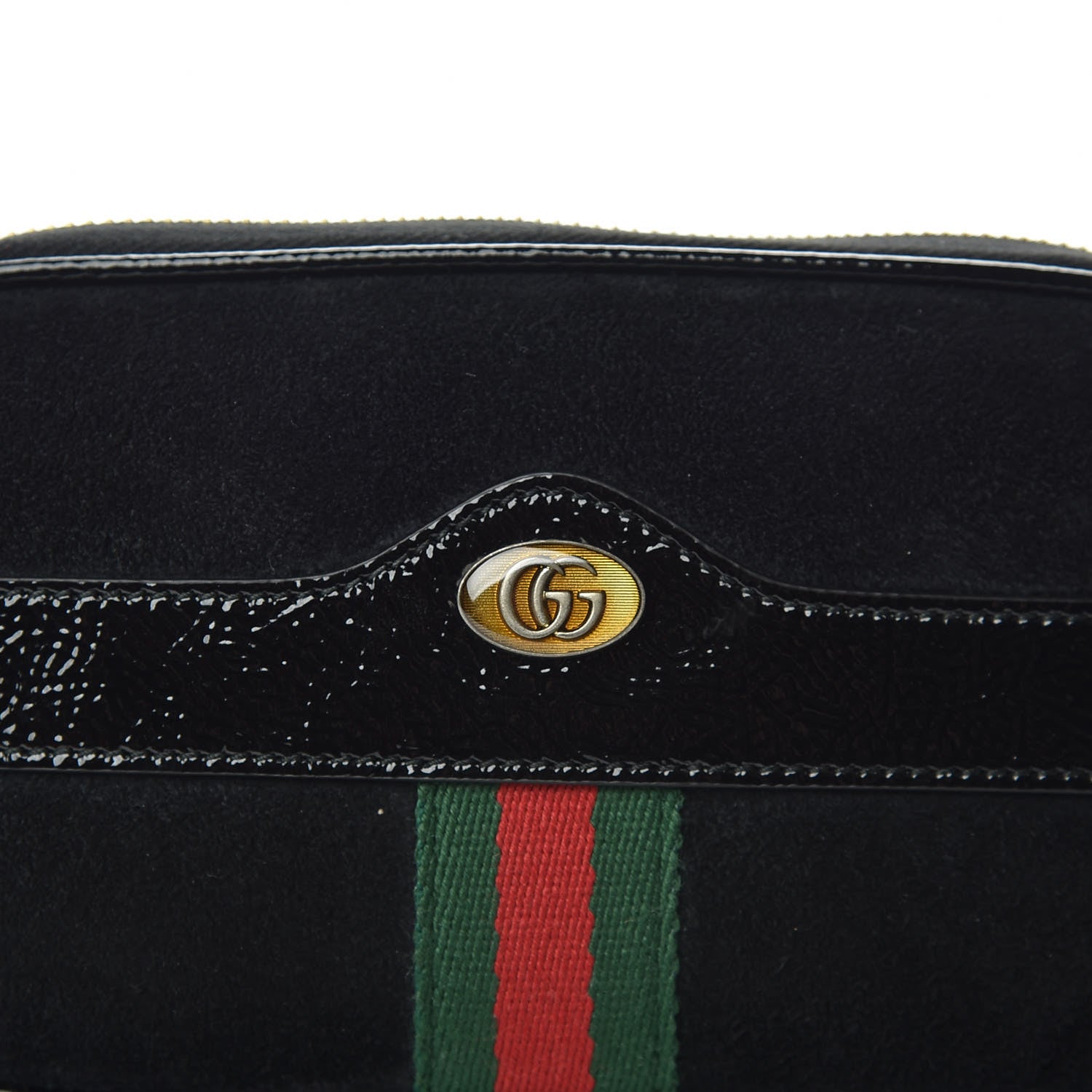 Gucci Suede Patent Ophidia Belted iPhone Case 85 34 Black 10 of 11