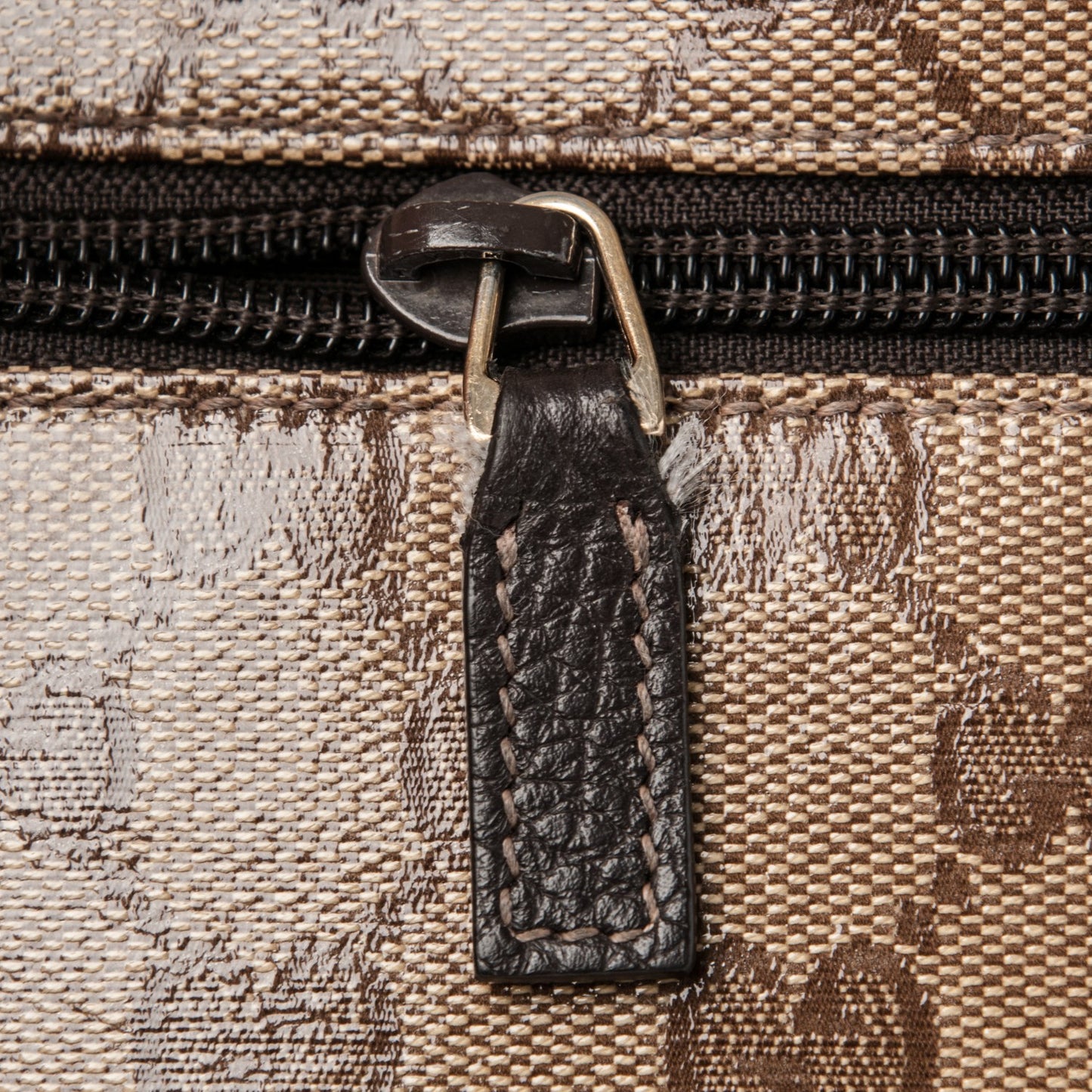 Crystal Monogram Backpack Dark Brown