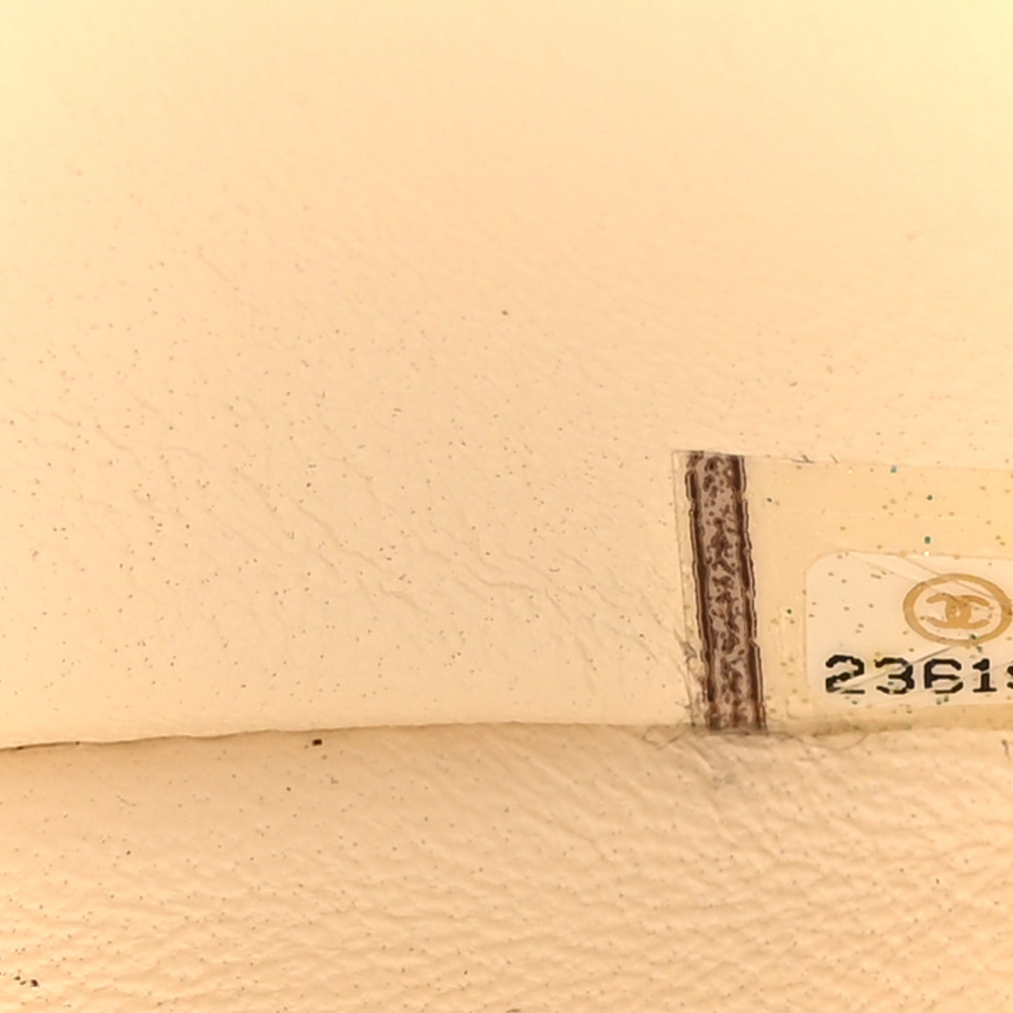 Caviar Quilted Mini Rectangular Flap White