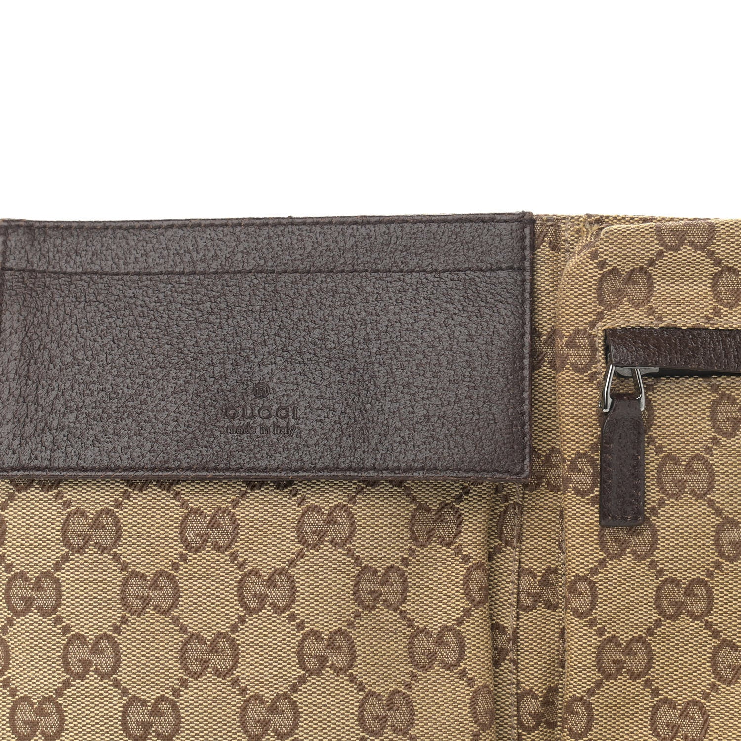 Gucci Monogram Web Belt Bag Dark Brown 11 of 11