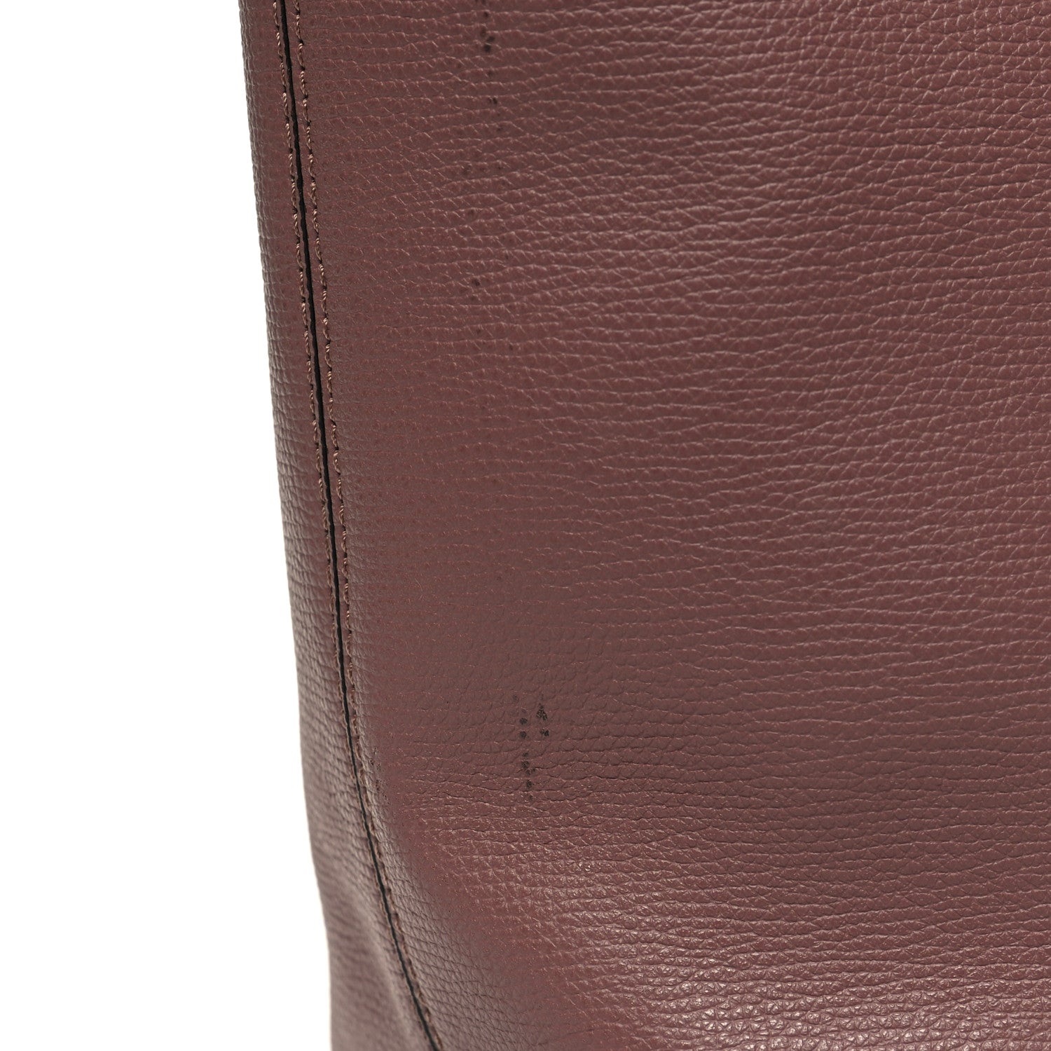 Burberry Grainy Calfskin Haymarket Check Medium Reversible Tote Light Elderberry 18 of 21