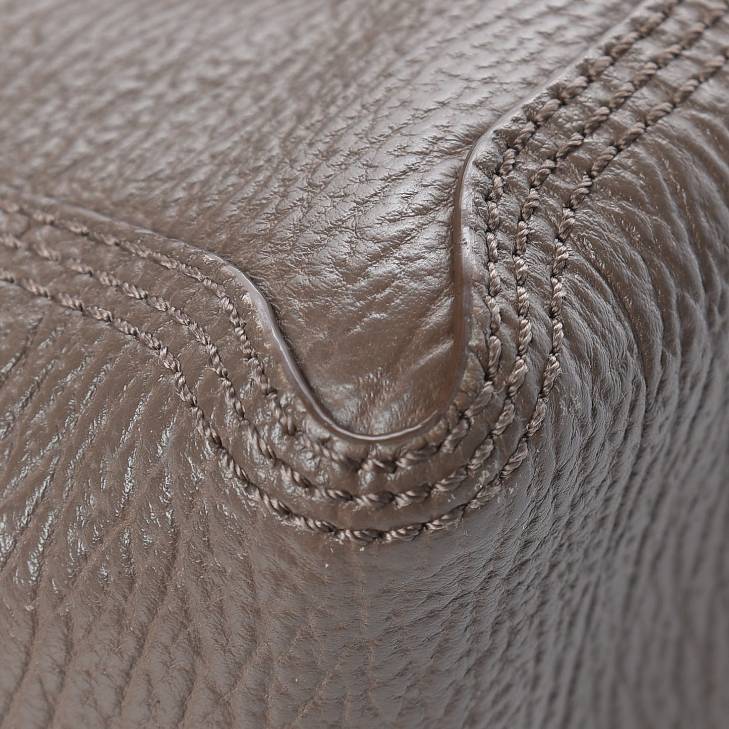3.1 Textured Calfskin Mini Pashli Satchel Taupe