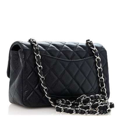 Chanel Caviar Quilted Mini Rectangular Flap Navy 3 of 13