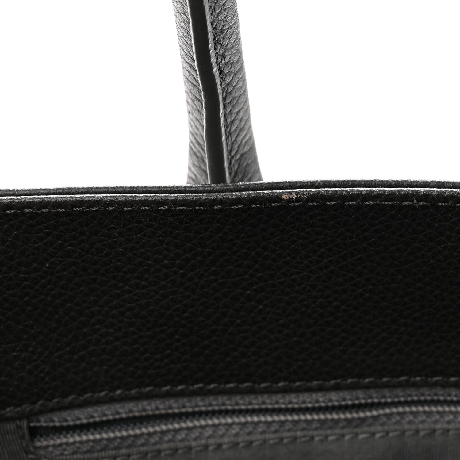 Chanel Calfskin Cerf Executive Shopper Tote Grey 13 of 15