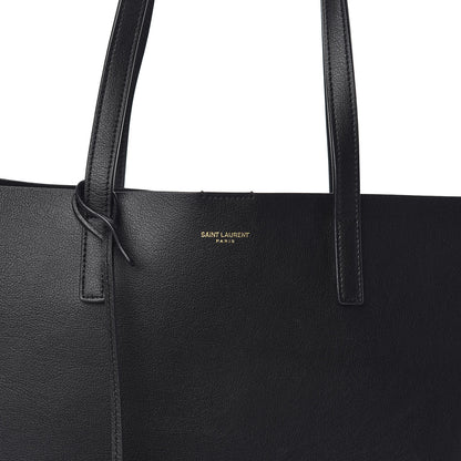 Saint Laurent Calfskin Large Shopping Tote Black 10 of 10