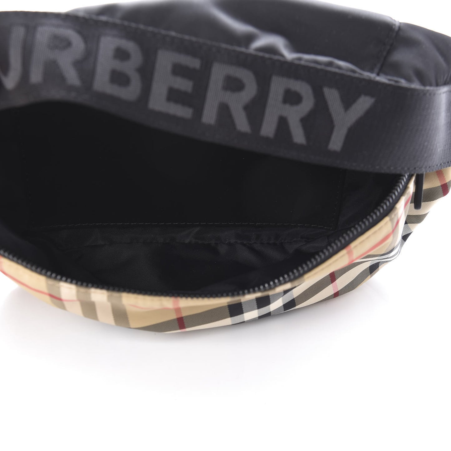 Nylon Vintage Check Sonny Bum Bag Archive Beige Black