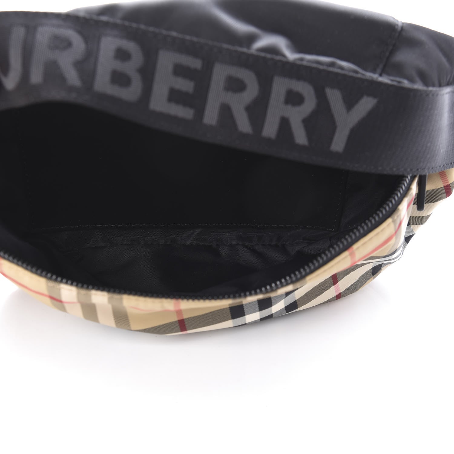 Burberry Nylon Vintage Check Sonny Bum Bag Archive Beige Black 5 of 9