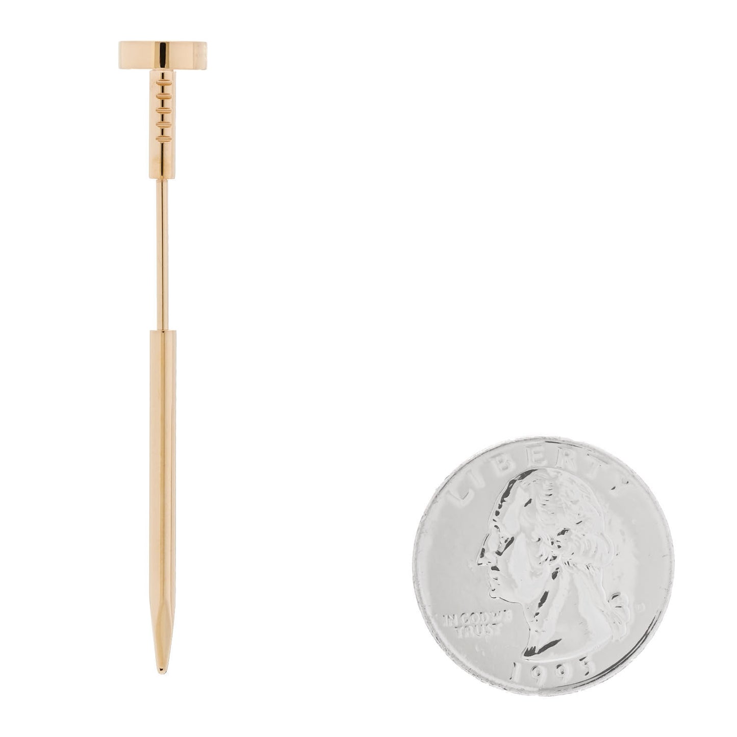 18K Yellow Gold Small Juste Un Clou Tie Pin