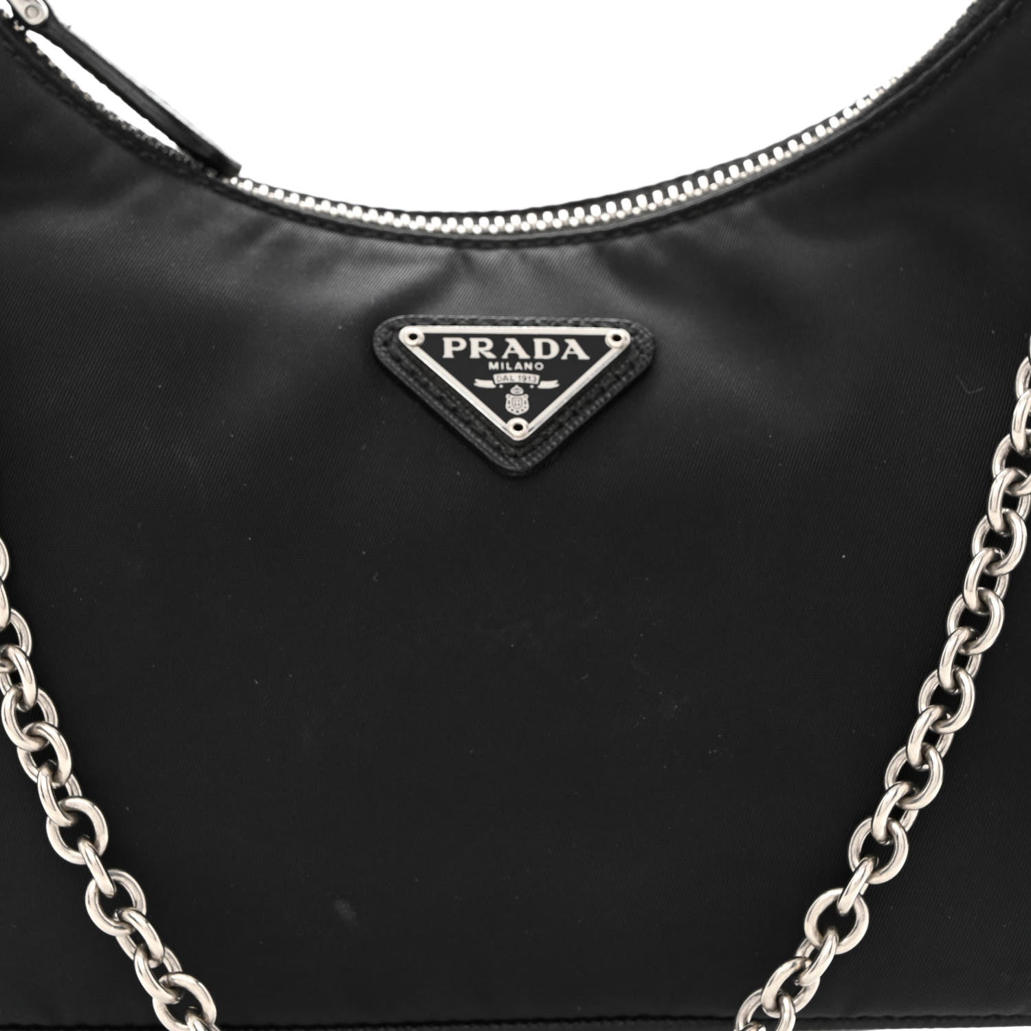 Prada Nylon Re-Edition 2005 Shoulder Bag Black 10 of 15