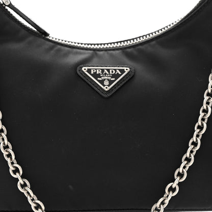 Prada Nylon Re-Edition 2005 Shoulder Bag Black 10 of 15