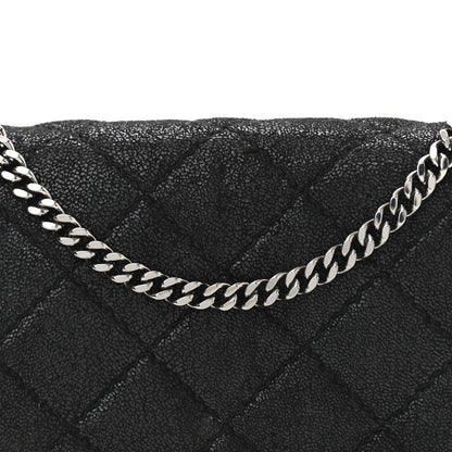 Stella McCartney Shaggy Deer Quilted Falabella Crossbody Bag Black 9 of 11