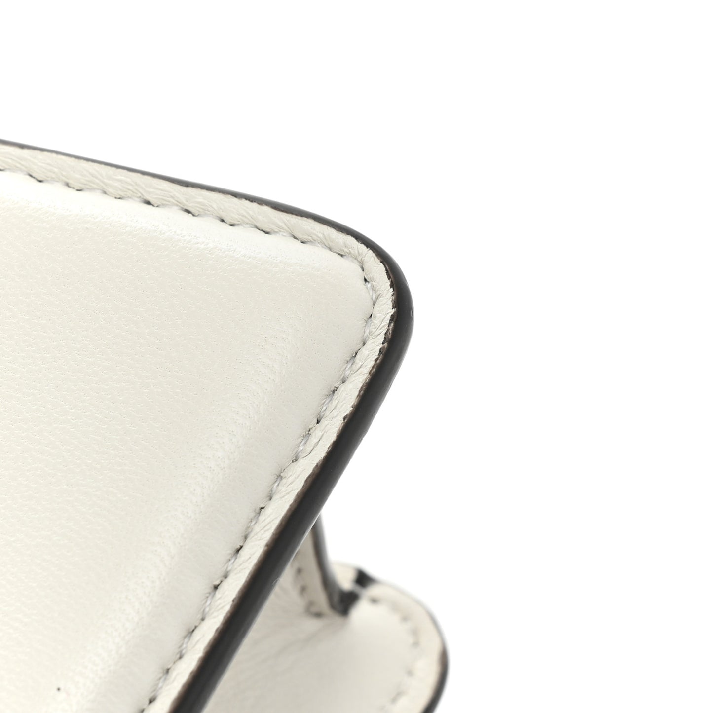 Shiny Nappa Petite Peekaboo I SEE U Satchel White
