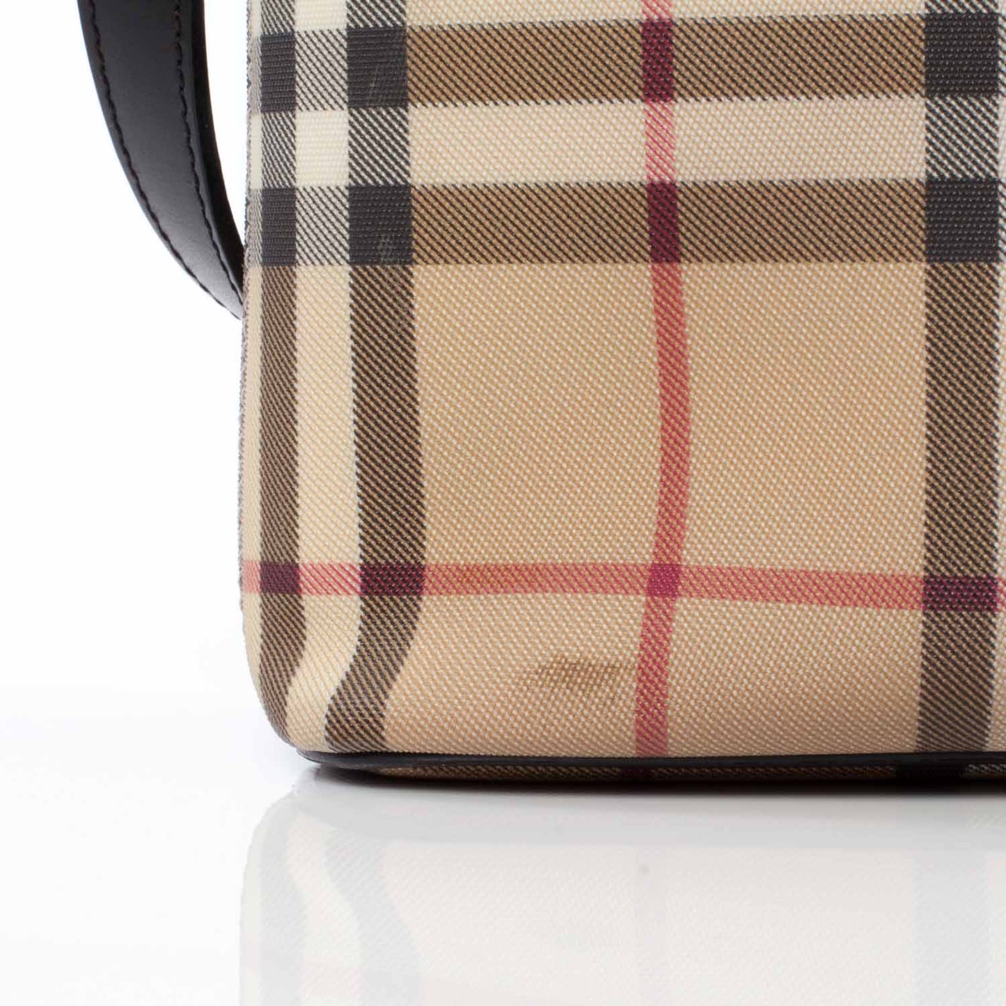Prorsum House Check Shoulder Bag Black