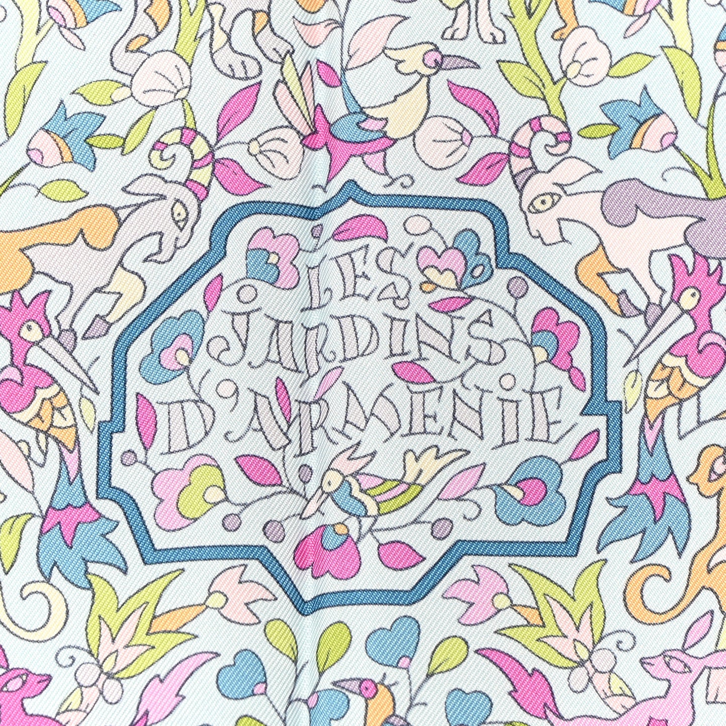 Silk Les Jardins D'Armenie Scarf 90