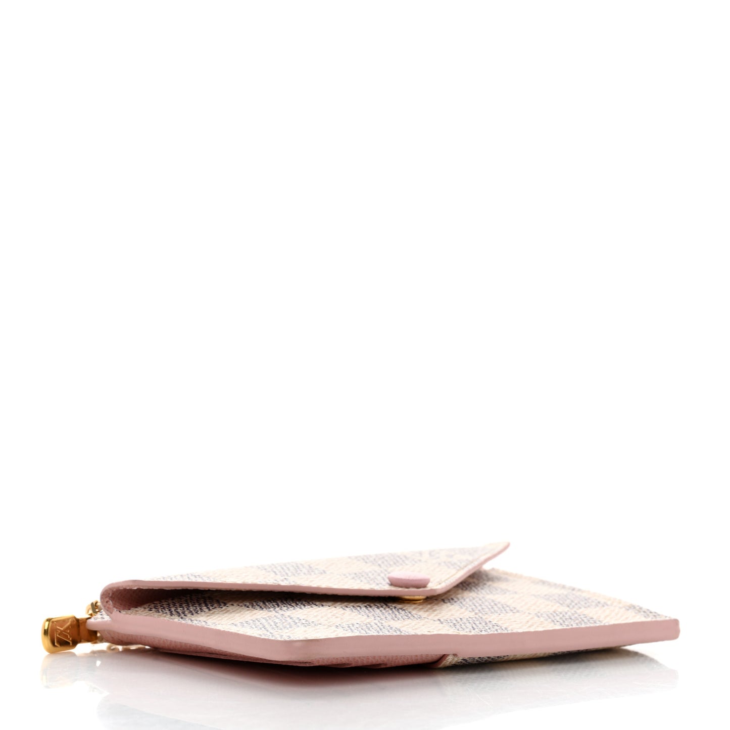 Damier Azur Recto Verso Card Holder Rose Ballerine