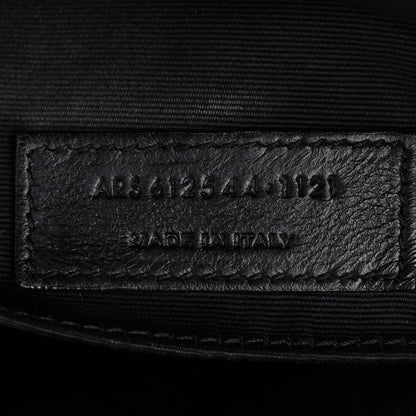 Saint Laurent Calfskin Matelasse Monogram Lou Camera Bag Storm 7 of 12
