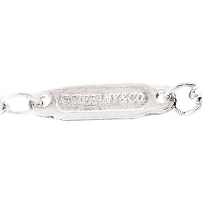 Tiffany Sterling Silver Large T Smile Pendant Necklace 5 of 6