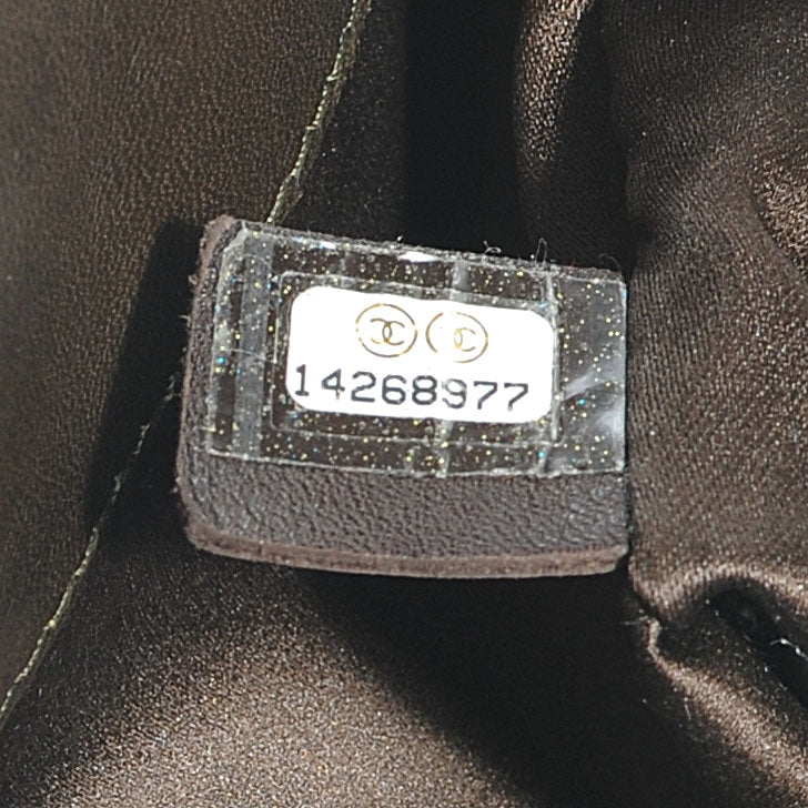 Chanel Glazed Calfskin Quilted 3 Accordion Flap Dark Brown 7 of 7