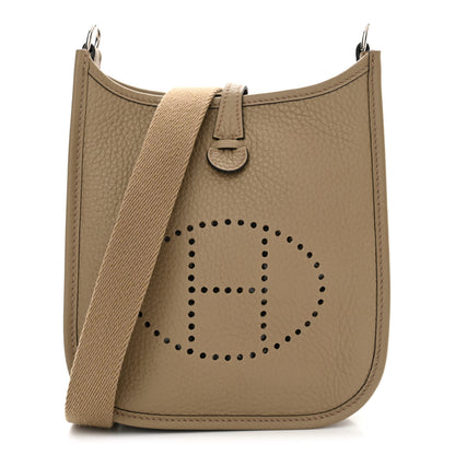 Hermes Taurillon Clemence Evelyne TPM Beige Marfa 1 of 11