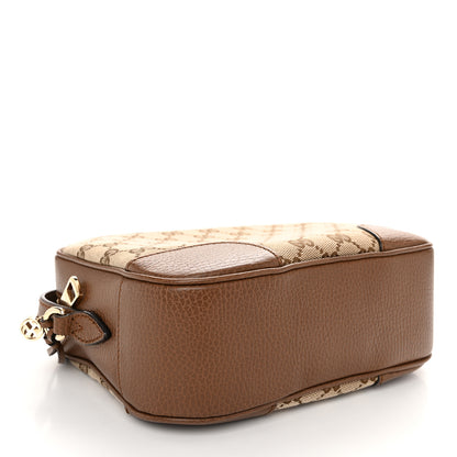 Gucci Monogram Mini Bree Messenger Bag Beige Tabacco 4 of 10