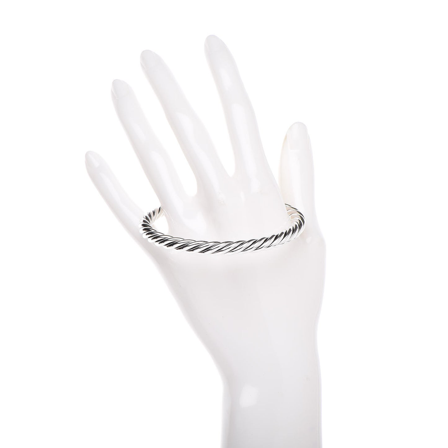 Sterling Silver Black Onyx Cable Classics Bracelet