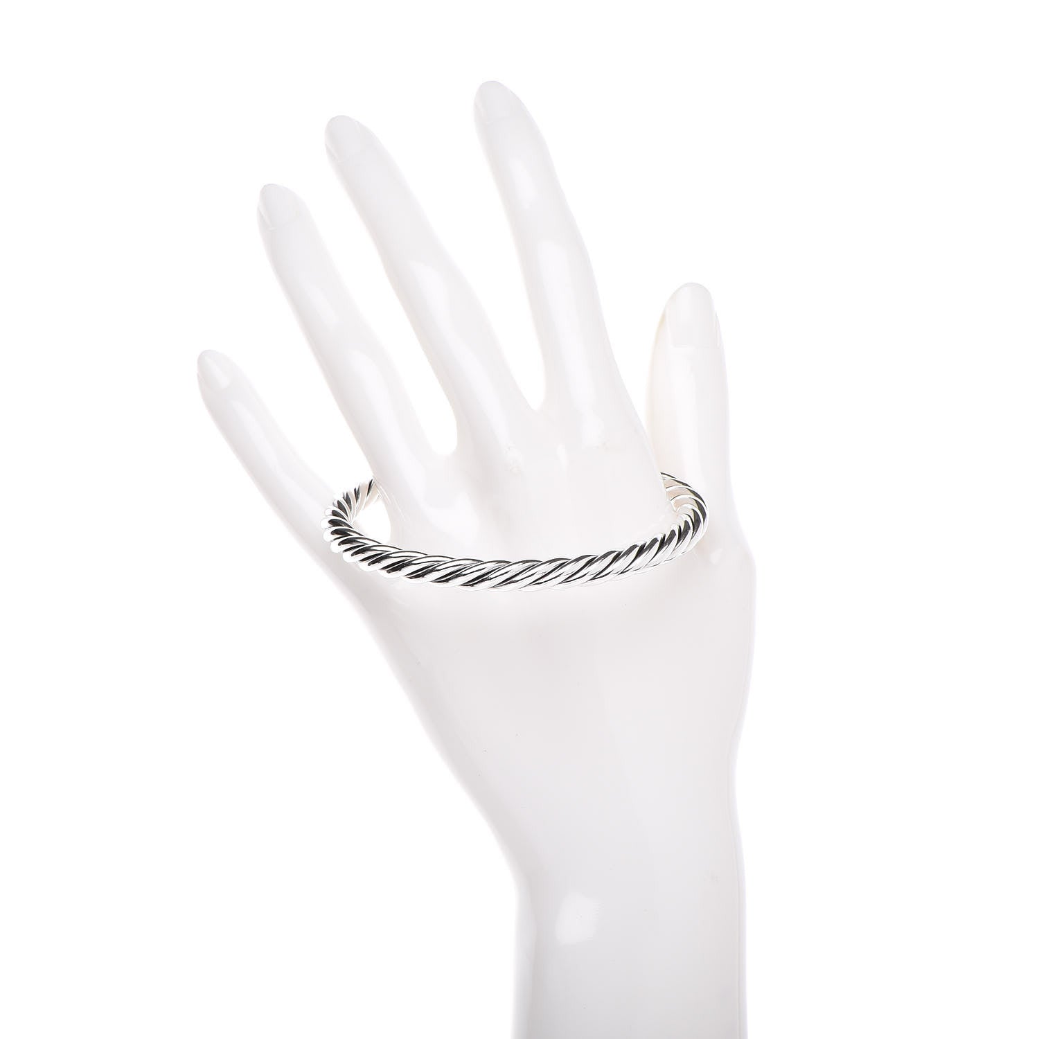 David Yurman Sterling Silver Black Onyx Cable Classics Bracelet 2 of 4