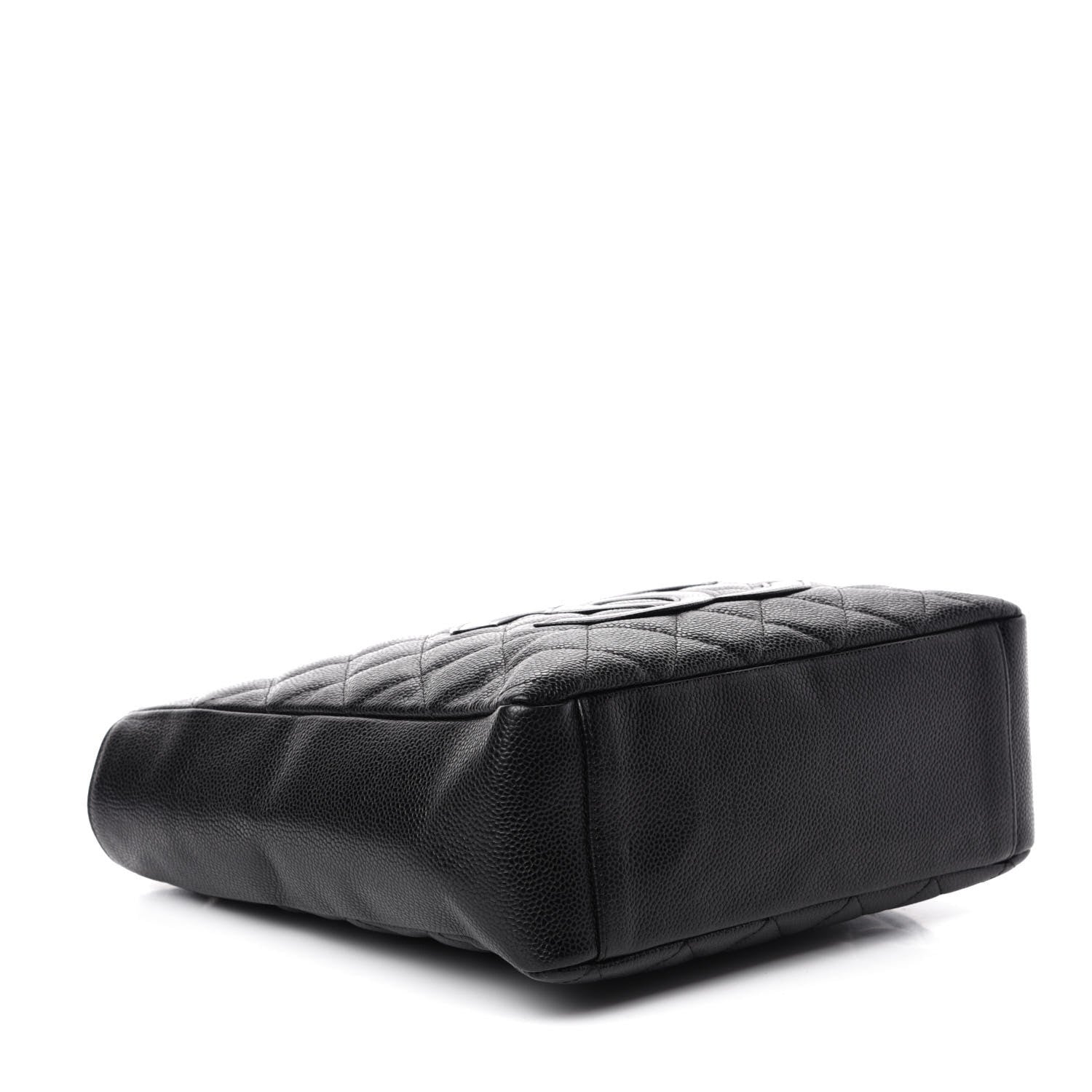 Chanel Caviar Quilted Petit Shopping Tote PST Black 4 of 10