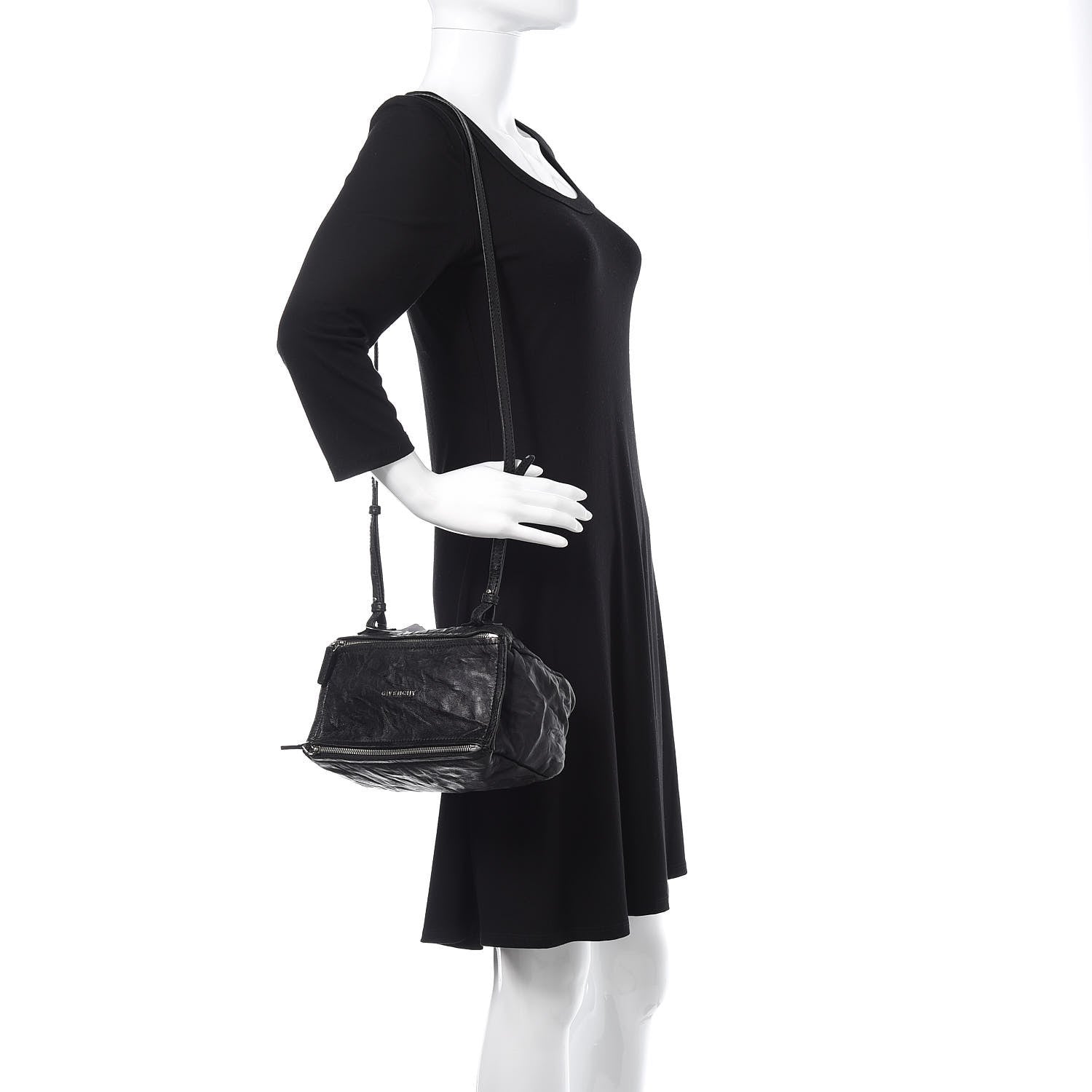 Givenchy Tumbled Sheepskin Mini Pandora Black 2 of 13