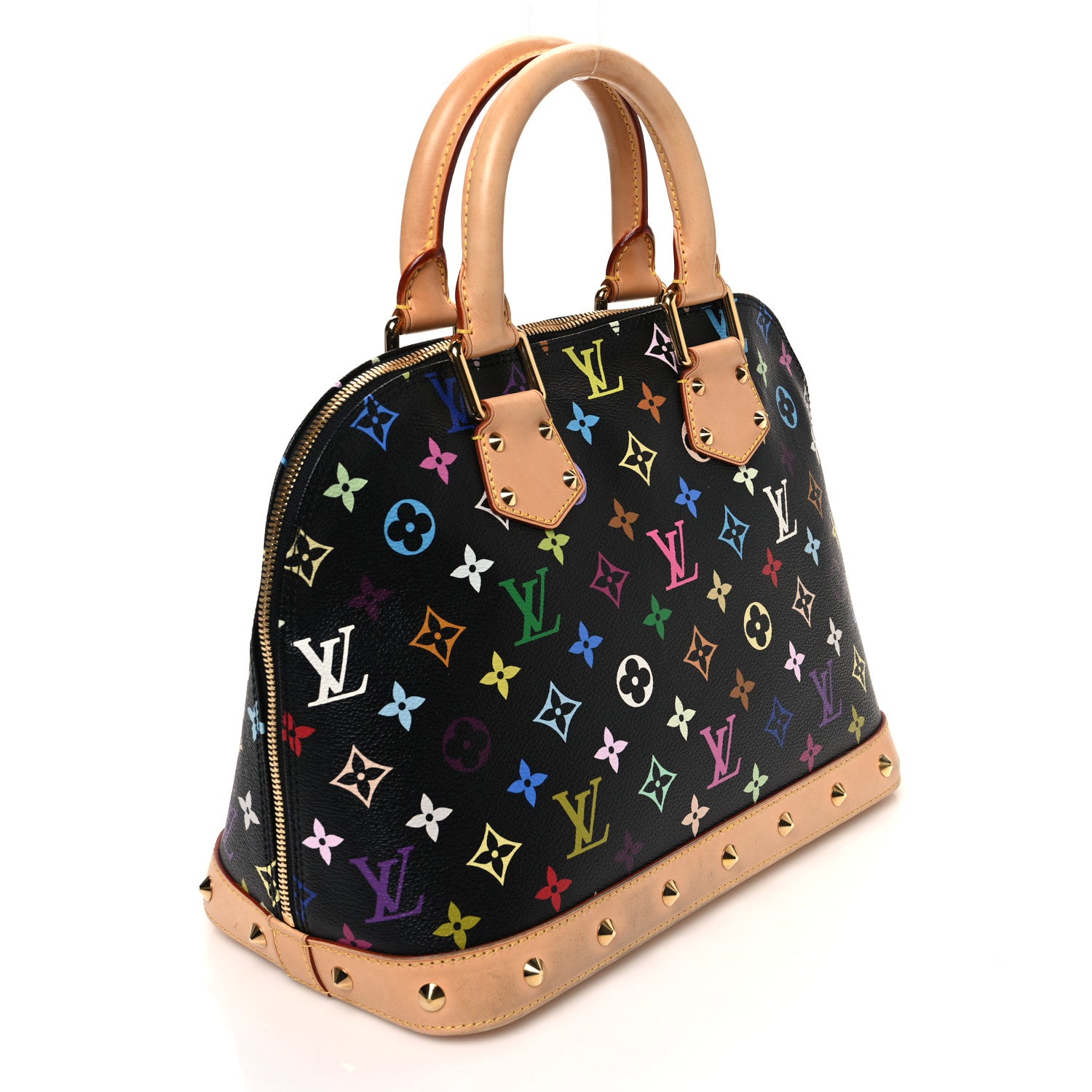 Louis Vuitton Monogram Multicolor Alma Black 3 of 14