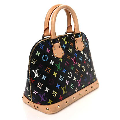 Louis Vuitton Monogram Multicolor Alma Black 3 of 14