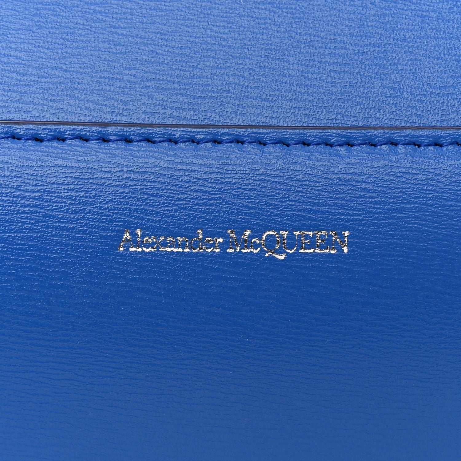 Alexander McQueen Smooth Calfskin Jeweled Hobo Bag Blue 7 of 12