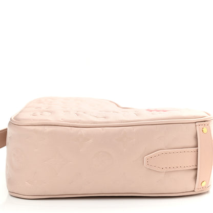 Louis Vuitton Lambskin Embossed Monogram Fall In Love Sac Coeur Light Pink 9 of 9