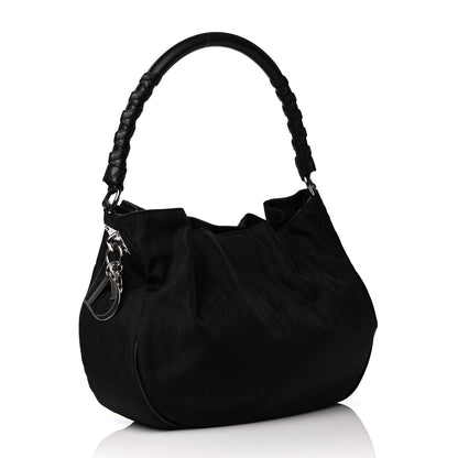 Christian Dior Nylon Monogram Lovely Hobo Black 3 of 11
