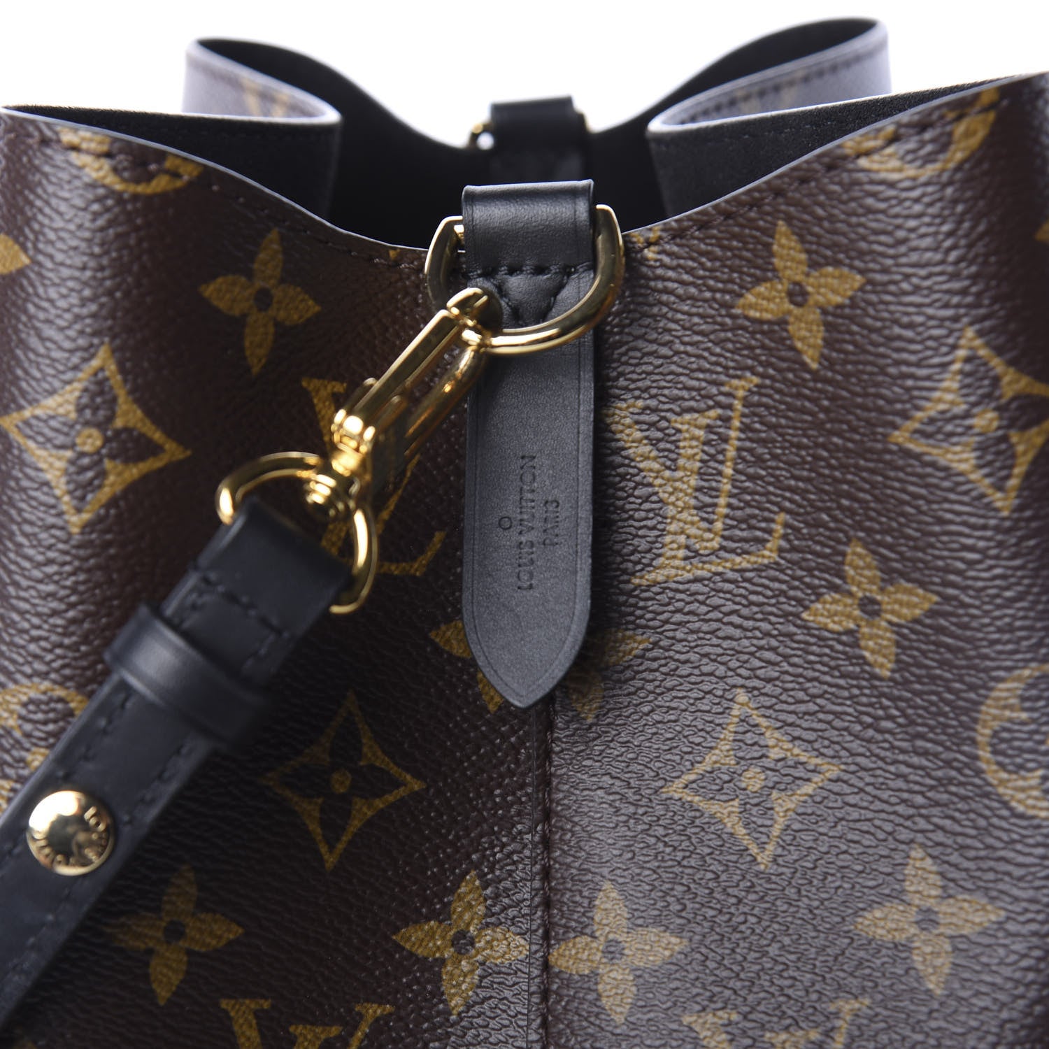 Louis Vuitton Monogram Neonoe MM Black 9 of 9