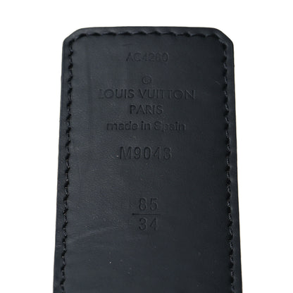 Louis Vuitton Monogram Eclipse Taigarama 40mm LV Initiales Reversible Belt 85 34 Black 5 of 5