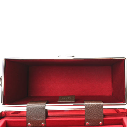 Gucci GG Supreme Monogram Globe-Trotter Beauty Case Brown 5 of 9