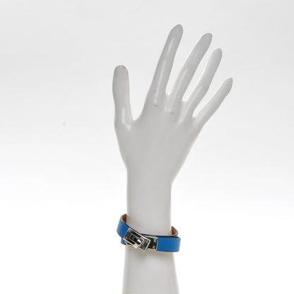 Hermes Swift Kelly Double Tour Bracelet S Bleu Hydra 2 of 6