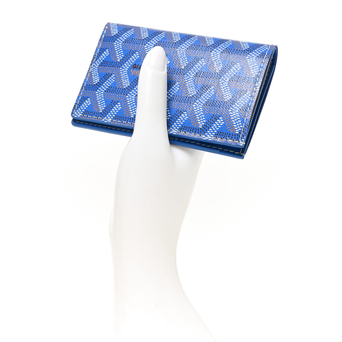 Goyardine Saint Pierre Card Holder Blue