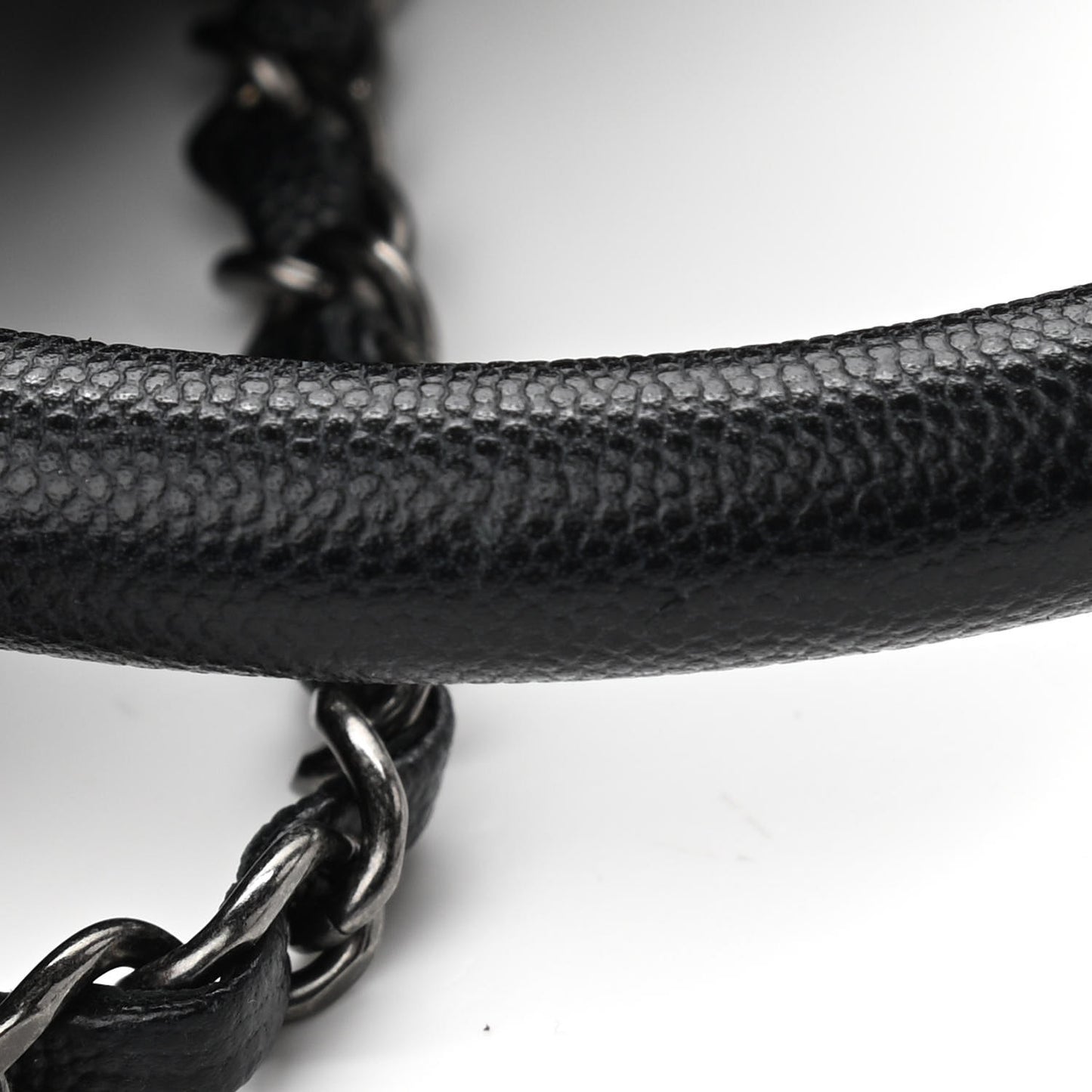 Caviar Quilted Medium Coco Handle Flap Black