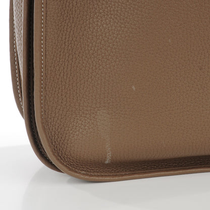 Hermes Taurillon Clemence Evelyne III GM Etoupe 9 of 11